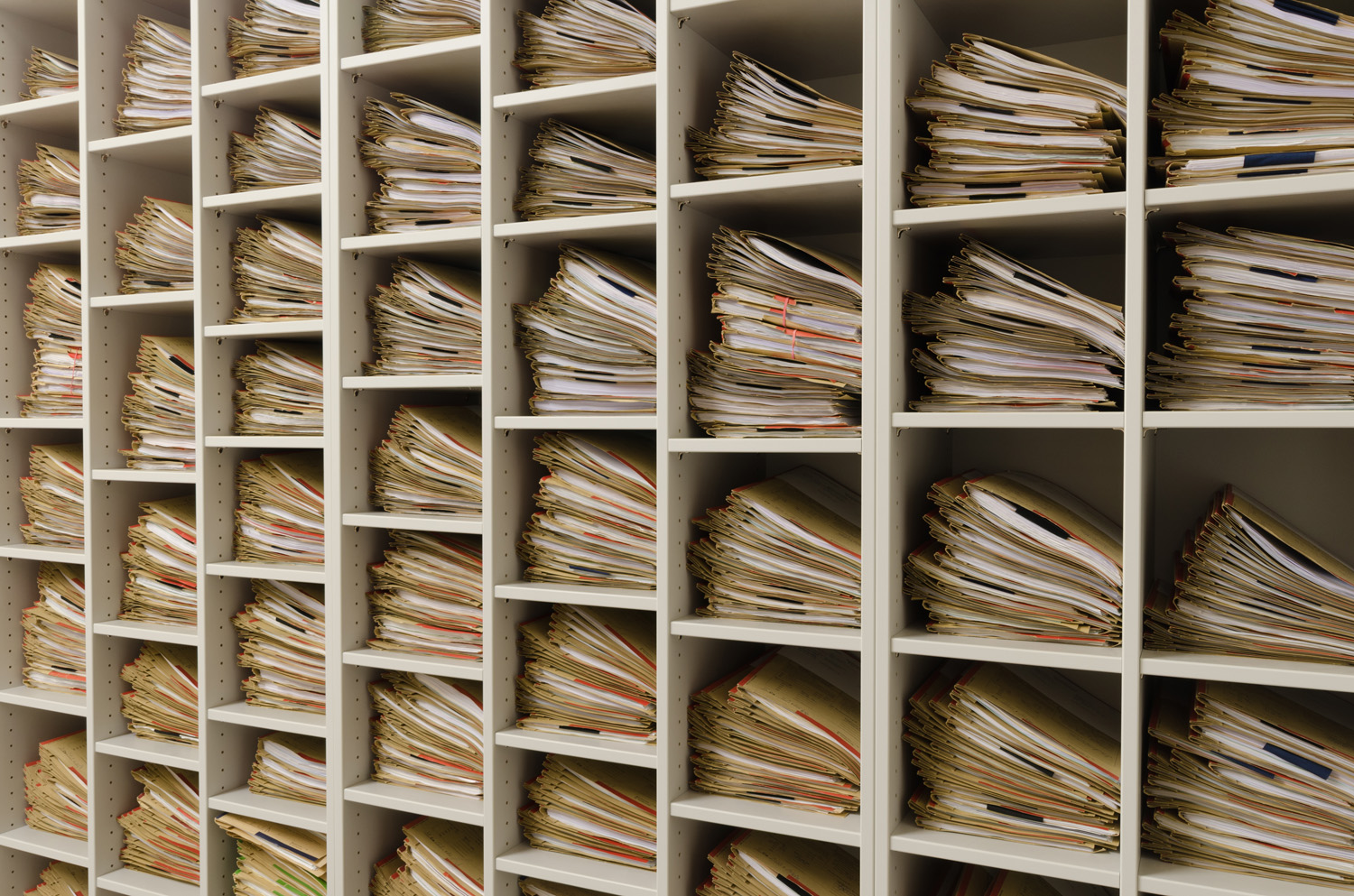 Foto - Archivschrank mit Akten Foto - Archivschrank mit Akten